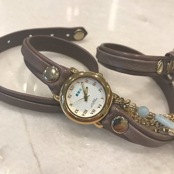 La Mer Collections Venetian Stones Analog Wrap Watch main image 5